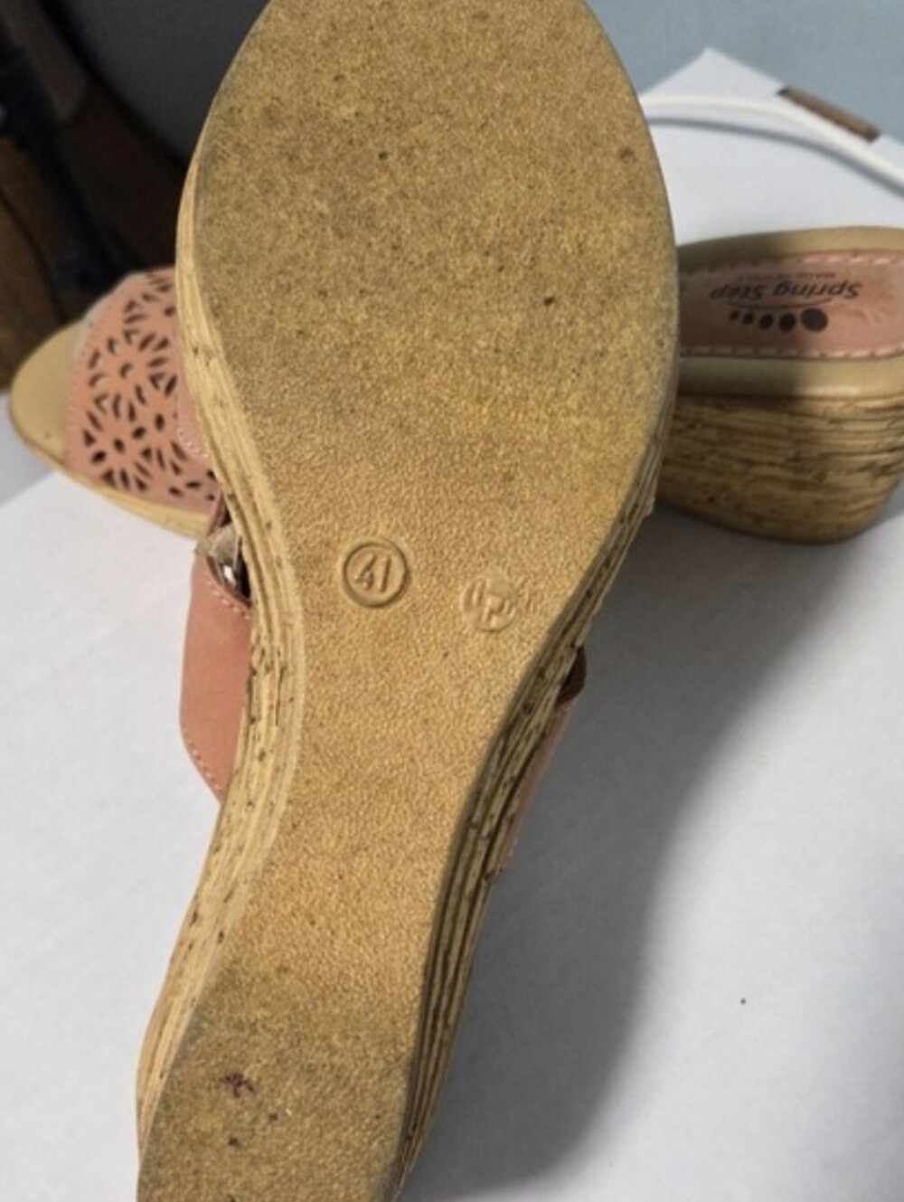 Spring Step Open-Toe Wedges - Picture 9 of 10